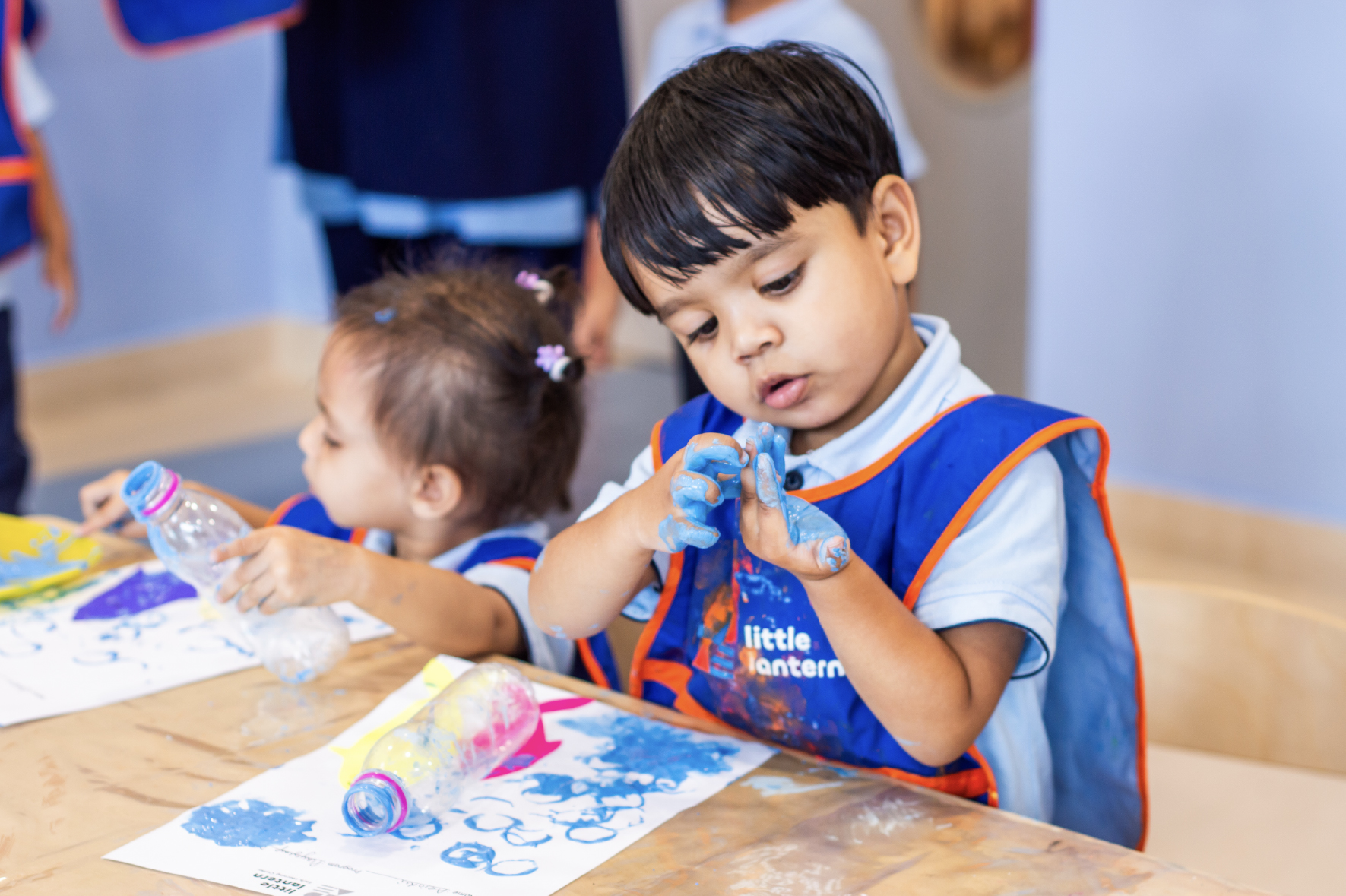 Happy children at Little Lantern preschool
