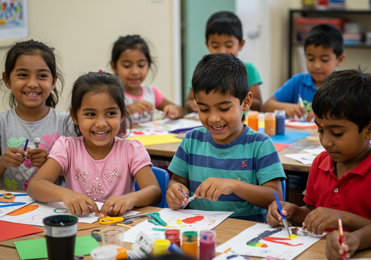 Art and craft class at Little Lantern Activity Hub