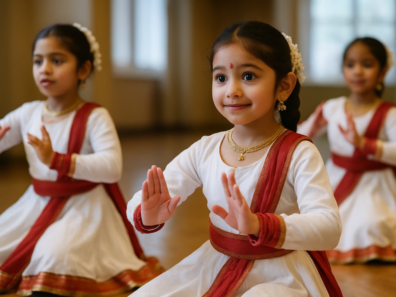 Kathak dance class at Little Lantern Activity Hub